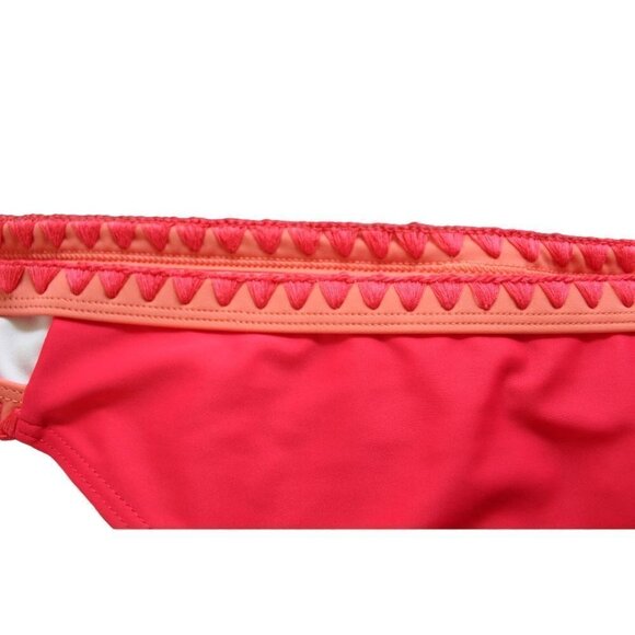 Swimsuits For All red dual crochet straps classic scrunch bikini bottom Women 18 - Picture 3 of 11